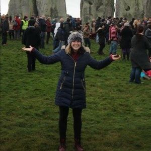 Puffer coat, size small